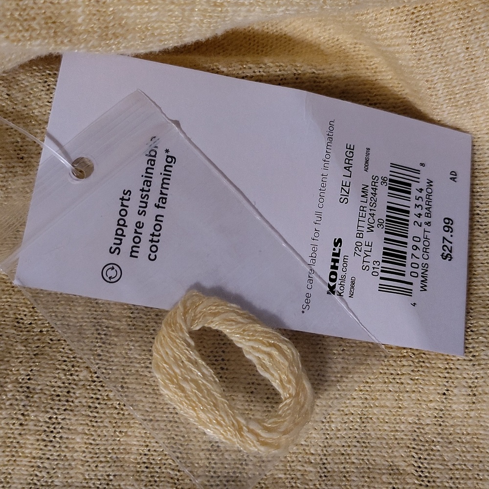 Spring Time Yellow Cardigan - Picture 4 of 6
